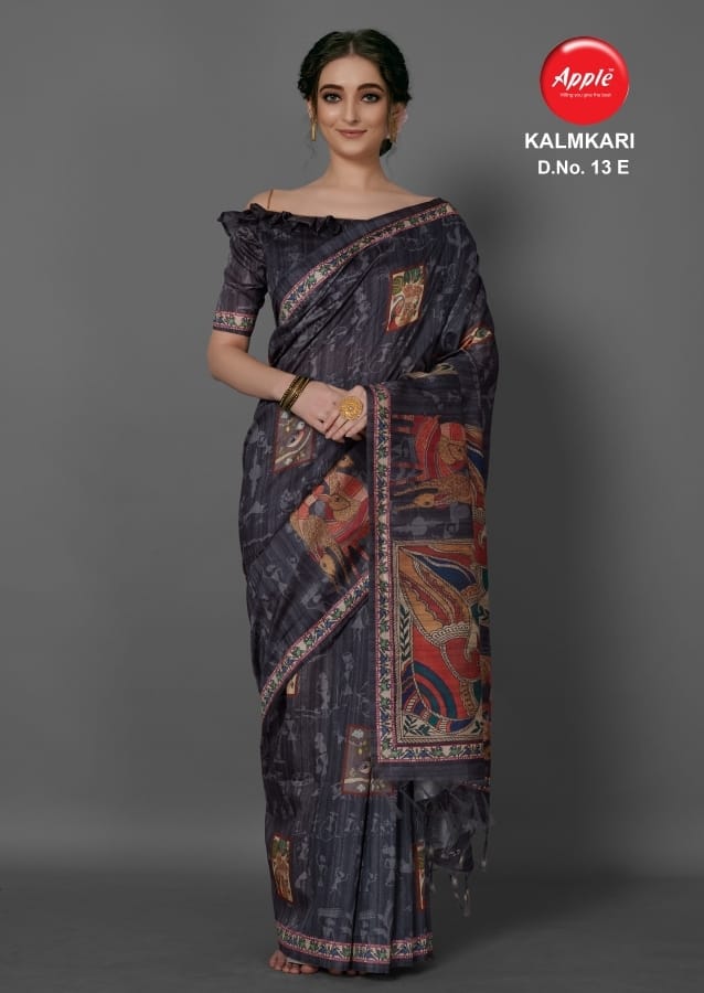 Kalamkari Vol 13 Apple Designer Printed Sarees Catalog